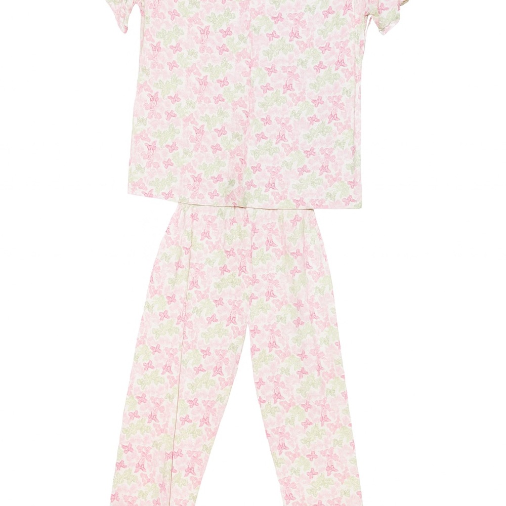 Charter Club Butterfly Print Pajama Set NWT Soft Cotton Sleepwear